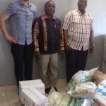 Don du Rev. Wouter (Verre Naasten) au village SOS d&rsquo;Abobo, 27 avril 2019